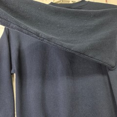 Vintage Tultex Blank Crewneck Sweatshirt Navy Men’s Size Large Cotton Polyester