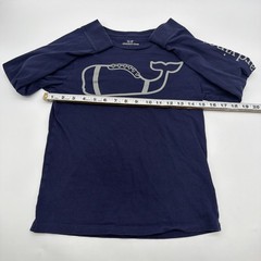 Vineyard Vines Sweatshirt Boys 8-10Y Blue Graphic Print Logo 100% Cotton.#45531