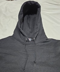 Jerzees NuBlend Hoodie Mens Small Black Pullover Hooded Sweatshirt