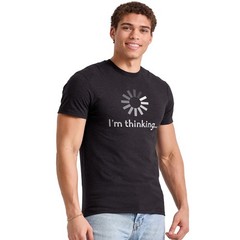 Hanes Men’s Short Sleeve Graphic T-shirt Collection XX-Large, I’m Thinking