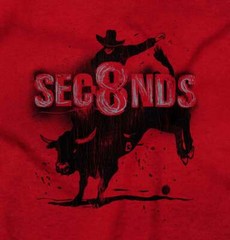 Eight Seconds Country Bull Riding Cowboy Gift Men’s Long Sleeve Crew Sweatshirt