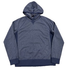 Vince Wool Cashmere Hoodie Men’s Medium Long Sleeve Hooded Sweater Blue EUC