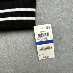 INC International Concepts Hoodie Mens XL Black White Stretch Sports Gym NWT $75