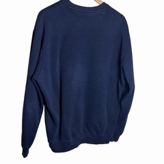 Okayplayer Atliens Sweatshirt Men’s Size Large Navy Blue Red Letter Stitched