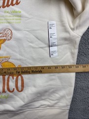 Original Use Sweatshirt Mens XL White Puerto Vallarta Viva Mexico Graphic NWT