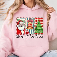 Merry Christmas Santa Sweatshirt Unisex Holiday Festive Apparel