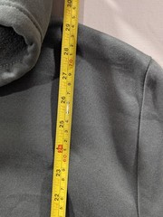 Snap-on Logo Fleece Pullover Hoodie w/ Pockets Gray Men’s XXL Regular