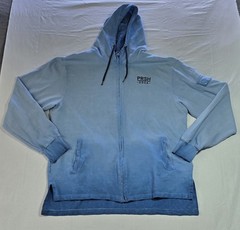 Parish Nation 2XL Blue Zip Hoodie PRSH 0506 Logo 100% Cotton Made in India