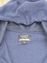 Massive Outdoor Hoodie Mens Small Colorful Pullover Blue Yellow