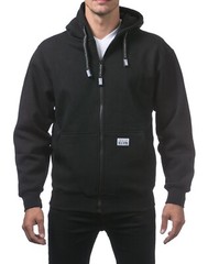 Pro Club Men’s Heavyweight Full Zip Up Zipper Causal Fleece Hoodie Winter Jacket