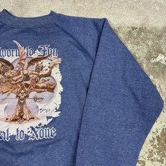 Vintage 70s Sworn To Fun Loyal To None Sweatshirt Mens Size XL Robert Williams