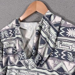 Patagonia Hoodie Mens 2XL Blue Capilene Cool Daily High Hopes Geo Aztec Pullover