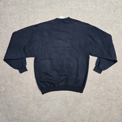 VTG 90s Vietnam Veterans Memorial Jersey Crewneck Sweatshirt Black Embroidered M