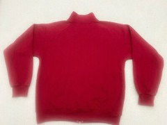 cuffys cape cod sweatshirt Full Zip Front Pockets Red Mens Medium