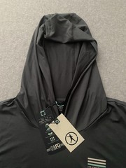 Live Forever Golf The Riv Performance Sun Hoodie Men’s L Charcoal NWT UPF 50