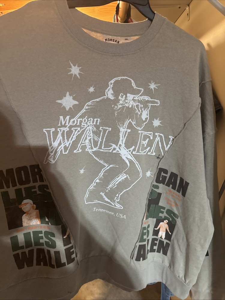 Morgan Wallen Graphic Sweatshirt Size 3 XL Brand New With Tags