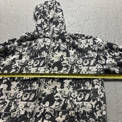 Vintage Y2K CLH Full Zip Hoodie 2XL XL AOP Hip Hop Baggy All Over Print Zipup