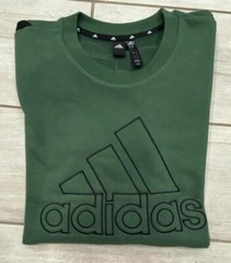NWT Adidas Men’s Future Icons Embroidered Badge Crew Neck Sweatshirt Size M,L,XL