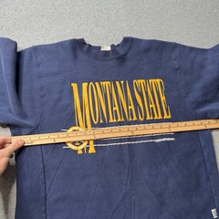 Vintage Desert Sportswear Mens XL Fleece Montana State University Sports 90s