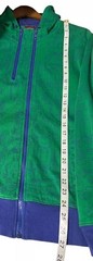 tezuka productions 2003.4.7. Astro Boy Anime Hoodie Green Blue Medium