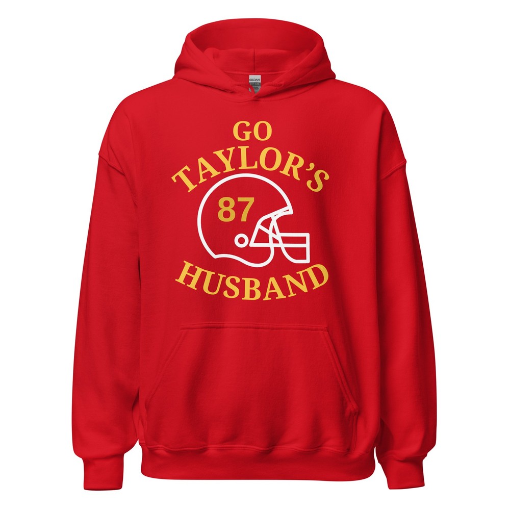 Go Taylor’s Husband Football Chiefs Funny Unisex Hoodie S,M,L,XL,2X,3X,4X