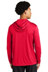 Sport-Tek ST358 Mens Long Sleeve Dri-Fit Lightweight Competitor Hooded Pullover