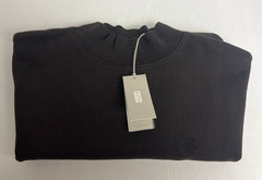 Kith Lg Garment Dyed Fleece Mockneck Sweatshirt Dk Brown NWT 100% Authentic