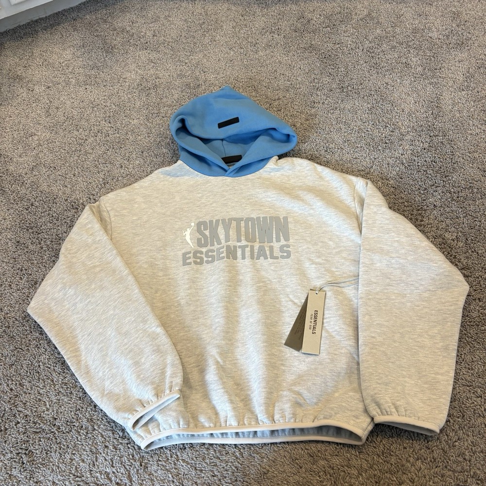 Chicago Sky “SKYTOWN” WNBA AUTHENTIC Essentials Pullover Hoodie Size XXS
