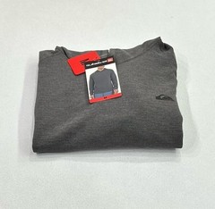 Quiksilver Men’s 4-Way Stretch Moisture Wicking Hoodie, Gray, Size M