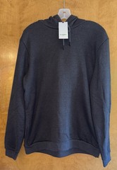 Goodfellow & Co. Men’s Textured Fleece Hooded Sweatshirt – MEDIUM Charcoal New