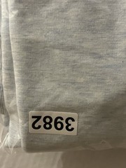 Criquet Collared Sweatshirt Men’s Large Heather Ice Blue Cotton Stretch Fleece