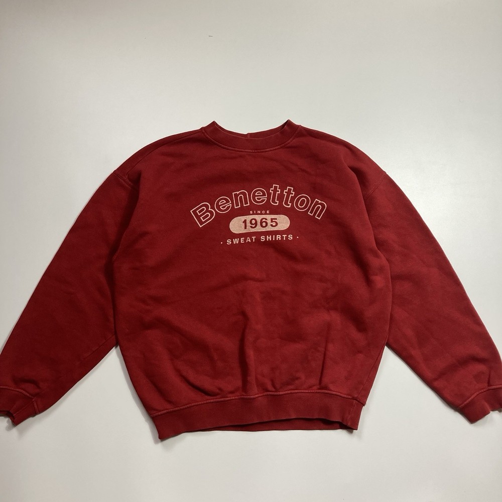 vintage united colors of benetton boxy sweatshirt size large