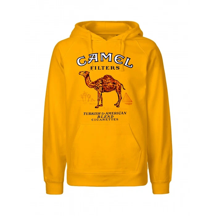 New Classic Camel Cigarettes Hoodie Yellow Full Size S-5XL