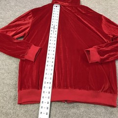 Guapi Hoodie Mens XL Red Velvet Skull Rhinestone Full Zip Limited Edition Jacket