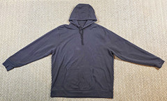 Fresh Clean Threads Men’s Pullover Fleece Hoodie Gray Hooded Pockets 3XL Tall