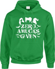 Zero Amucks Witches Halloween Costume Party Funny Sanderson Saying Mens Hoodie