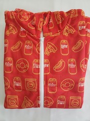 Coors Light & Miller Lite Adult One Piece Bodysuit Hoodie Pajamas XL NEW