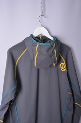 Mens Ternua Rager Grey Full Zip Hooded Stretch Jacket Hoodie Size XL Outdoor