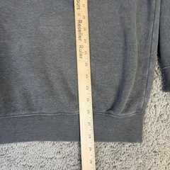 Carhartt Hoodie Mens M Gray Pullover Fleece Hooded Pockets Lined Relaxed Fit
