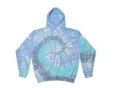 Tie Dye Multi-Color Hoodies, Adult S to XXXL 80% Cotton, L/S, Pockets No Zipper