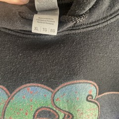 Gildan Men’s Y2K Streetwear Blokecore Yes Band Yesstories Graphic Hoodie Size XL