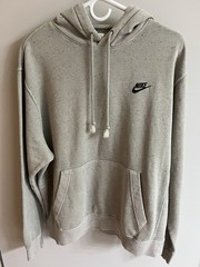 Men’s Nike Hoodie, Large, Beige With Specks Of Colors (see Images) Pre-Owned