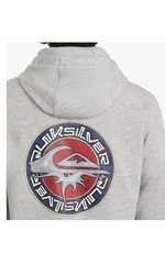 NEW! Men’s Quicksilver Grey Heather Hooded Pullover Size XXL