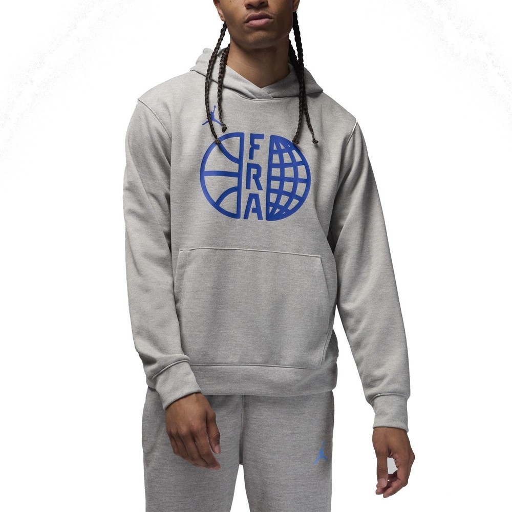 NEW Authentic Nike France Basketball Practice Club Pullover Hoodie – Gray