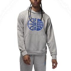 NEW Authentic Nike France Basketball Practice Club Pullover Hoodie – Gray