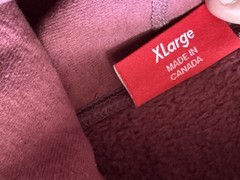 Supreme Plum Box Logo Fleece Pullover Hoodie Men’s XL FW21