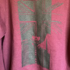 NWT Historic Royal Palaces, Guardsman, Burgundy Sweatshirt, Medium London