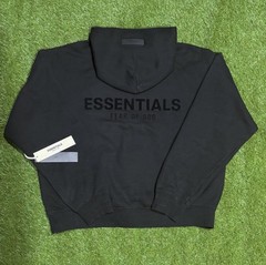 Fear of God Essentials Hoodie SS22 Black/Stretch Limo – 100% Authentic (Size: L)