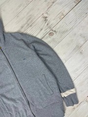 Vivienne Westwood Zip Up Hoodie Logo Orb Men Sz L gray