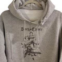 Black Clover Anime Gray Graphic Hoodie Asta Yuno Noelle Men’s L Unbranded
